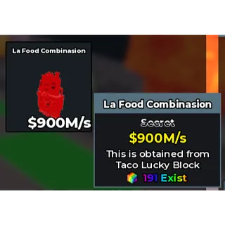 La Food Combinasion RAINBOW 900M/S 