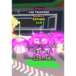 Steal a brainrot Los Tacoritas GALAXY 224M/S