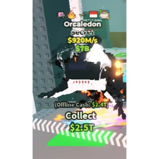 Steal a brainrot Orcaledon 5 MUTS 920M/S