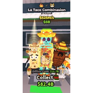 Steal a brainrot La Taco Combinasion 3 MUTS 525M/S