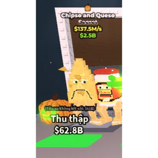 Steal a brainrot Chipso And Queso PUMPKIN 137M/S