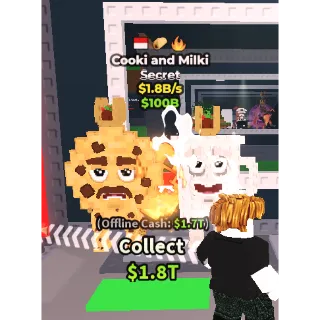 Steal a brainrot Cooki and Milki 3 MUTS 1.8B/S (1800M/S)