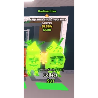 Steal a brainrot Fragama and Chocorama RADIOACTIVE FIRE 1.3B/S (1300M/S)