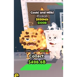 Steal a brainrot Cooki and Milki FIRE 930M/S