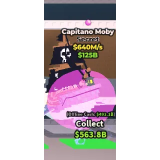 Steal a brainrot Capitano Moby BUBBLEGUM 640M/S