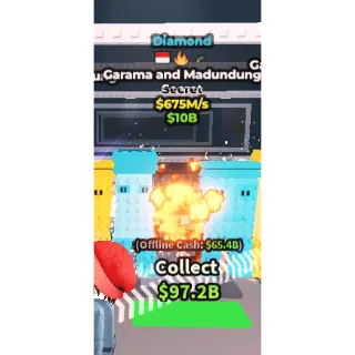 Steal a brainrot Garama and Madundung DIAMOND 3 MUTS 675M/S