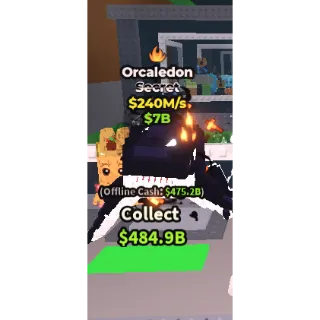 Steal a brainrot Orcaledon FIRE 240M/S