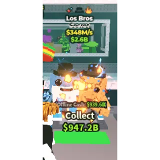 Steal a brainrot Los Bros 3 MUTS 348M/S