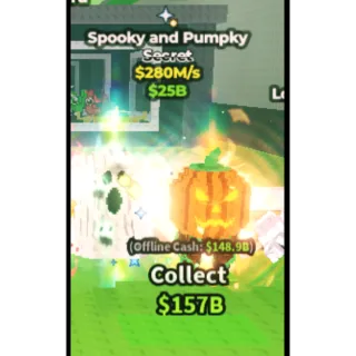 Steal a brainrot Spooky and Pumpky SHINY 280M/S