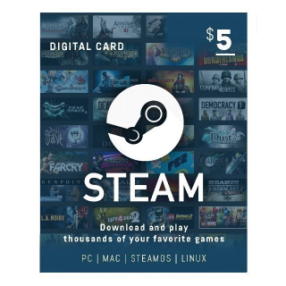 Steam Gift Card $5