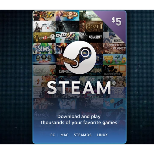 Steam $5 Gift Card - Steam Gift Cards - Gameflip