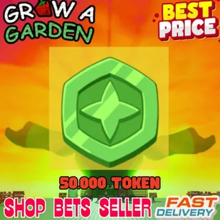 50000 TRADE TOKEN - GROW A GARDEN