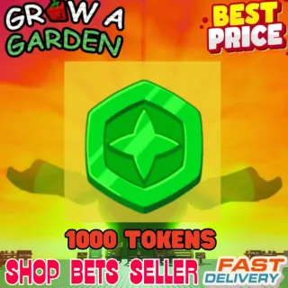 1000 TRADE TOKEN - GROW A GARDEN