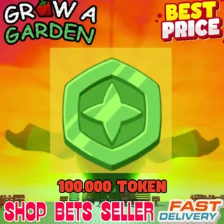 100000 TRADE TOKEN - GROW A GARDEN