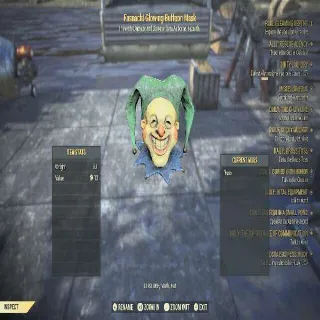 Glowing Buffoon Mask