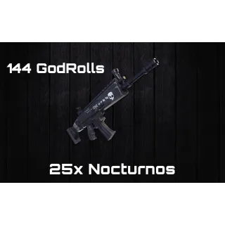 144 Nocturno's (GodRolls)