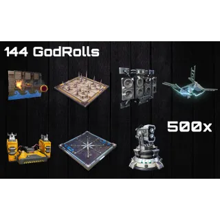 144 Traps 500x (GodRolls)