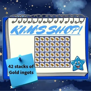42 Stacks of Gold Ingots  [FAST DELIVERY]