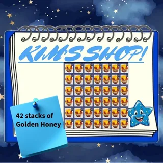 42 stacks of golden honey [FAST DELIVERY]