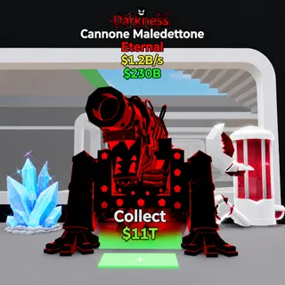 Fortnite Steal The Brainrot CANNONE MALEDETTONE DARKNESS