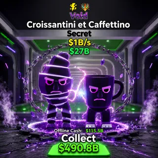 FORTNITE STEAL THE BRAINROT croissantini et caffettino 