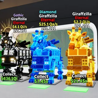 Fortnite Steal The Brainrot  GIRAFFZILLA  BUNDLE X3