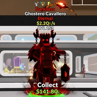 FORTNITE STEAL THE BRAINROT GHOSTERO CAVALLERO DARKNESS 4 TRAITS