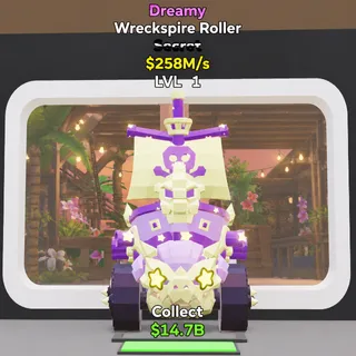 Fortnite Steal The Brainrot wreckspire roller