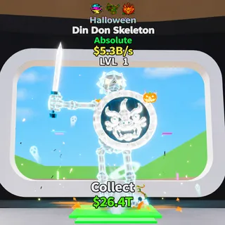 Fortnite Stea the brainrot DIN DON SKELETON