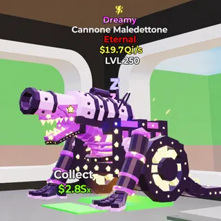 Fortnite Steal The Brainrot CANNONE MALEDETTONE 