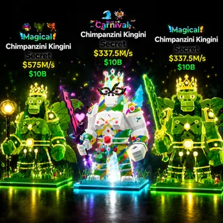 CHIMPANZINI KINGINI BUNDLE  X3  Fortnite Steal The Brainrot 