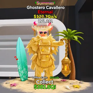 FORTNITE STEAL THE BRAINROT GHOSTERO CAVALLERO SUMMER