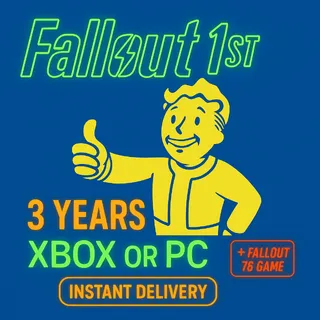 FALLOUT 1ST 3 YEARS + FALLOUT 76