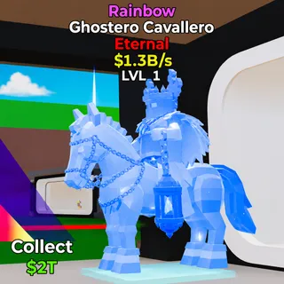 FORTNITE STEAL THE BRAINROT GHOSTERO CAVALLERO RAINBOW