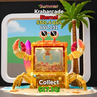 Fortnite Steal The Brainrot  krabarcade LVL131
