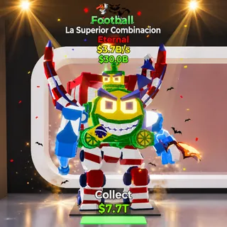 Fortnite Steal The Brainrot Football La Superior Combinacion 2 traits 3.7B/s