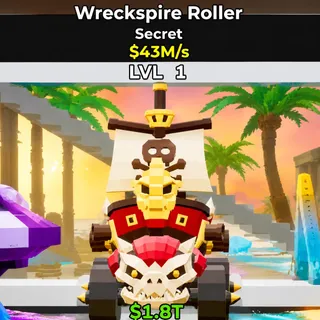 Fortnite Steal The Brainrot wreckspire roller