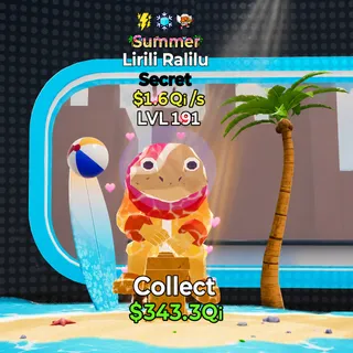 Fortnite Steal The Brainrot  LIRILI RALILU LVL 191