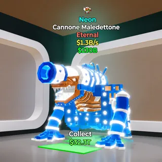 Fortnite Steal The Brainrot CANNONE MALEDETTONE NEON