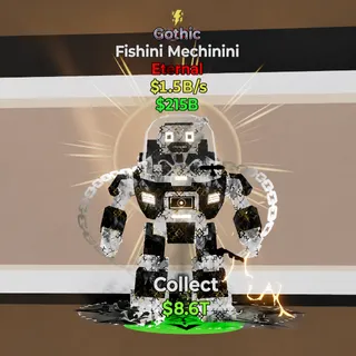 FORTNITE STEAL THE BRAINROT Gothic Fishini Mechinini