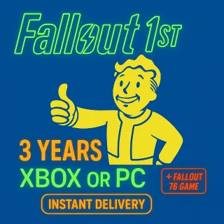 FALLOUT 1ST 3 YEARS + FALLOUT 76
