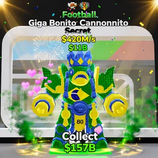 Fortnite Steal The Brainrot GIGA BONITO CANNONNITO