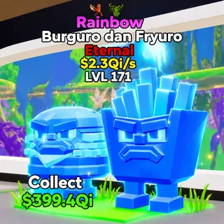 FORTNITE STEAL THE BRAINROT burguro dan fryuro