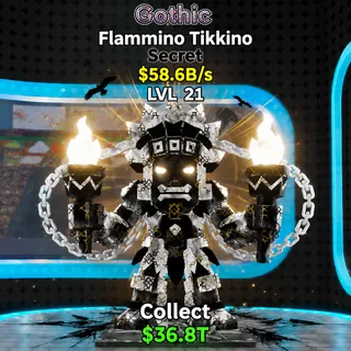 Fortnite Steal The Brainrot  FLAMMINO TIKKINO