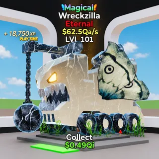 Fortnite Steal The Brainrot WRECKZILLA 