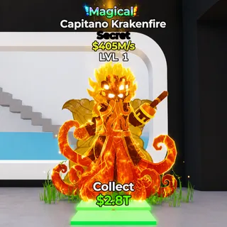 Fortnite Steal The Brainrot CAPITANO KRAKENFIRE
