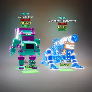 Fortnite Steal The Brainrot  BUNDLE NEON GARBAGZILLA + CANNONE MALEDETTONE