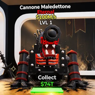 Fortnite Steal The Brainrot CANNONE MALEDETTONE 