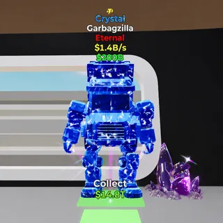 FORTNITE STEAL THE BRAINROT GARBAGZILLA CRYSTAL