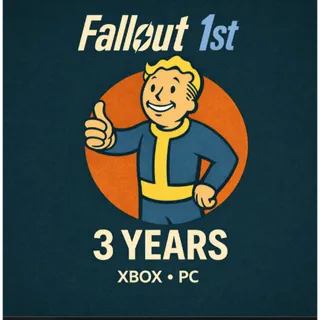 FALLOUT 1ST 3 YEARS + FALLOUT 76